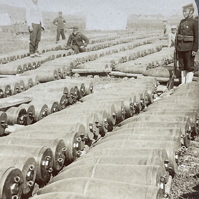 chop 様 オーダー品 Antique 1905 Japan Artillery War Shells Russia War Stereoview