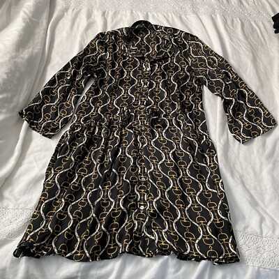 Zara Equestrian Chain Horse Bit Bridle Long Sleeve Drop Waist Dress  Portugal | eBay