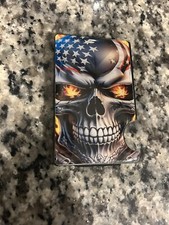 Slim Metal Wallet RFID Blocking Men Minimalist Card Holder Money Clip For Airtag