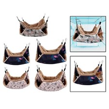 Cute Pet Hamster Winter Warm Hanging Cage Hammock House Bed Nest Toy
