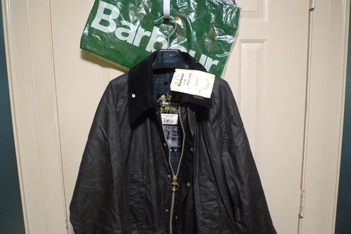 BARBOUR- A104 BEDALE WAX COTTON JACKET - NEW OLD STOCK W/TAG - MADE IN UK - 52