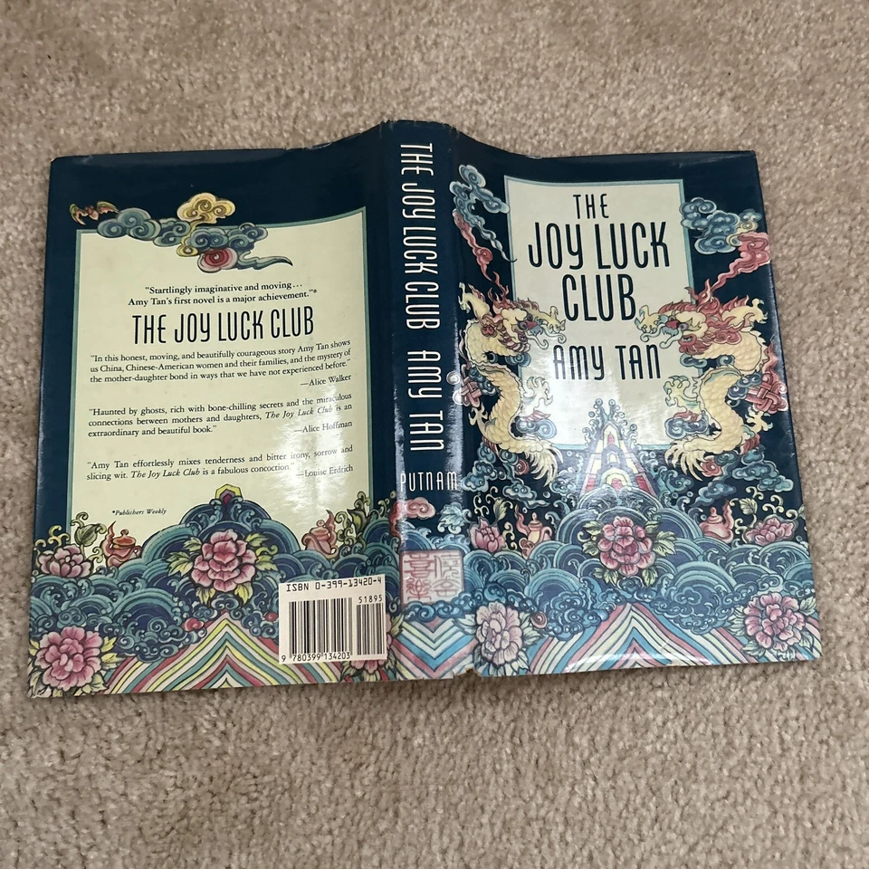 The Joy Luck Club Amy Tan Hardcover First edition First printing Dust Jacket Foto 3 de 4