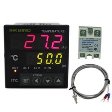 INKBIRD Digital PID Temperature Controller ITC-100VH  K sensor  40A SSR heater