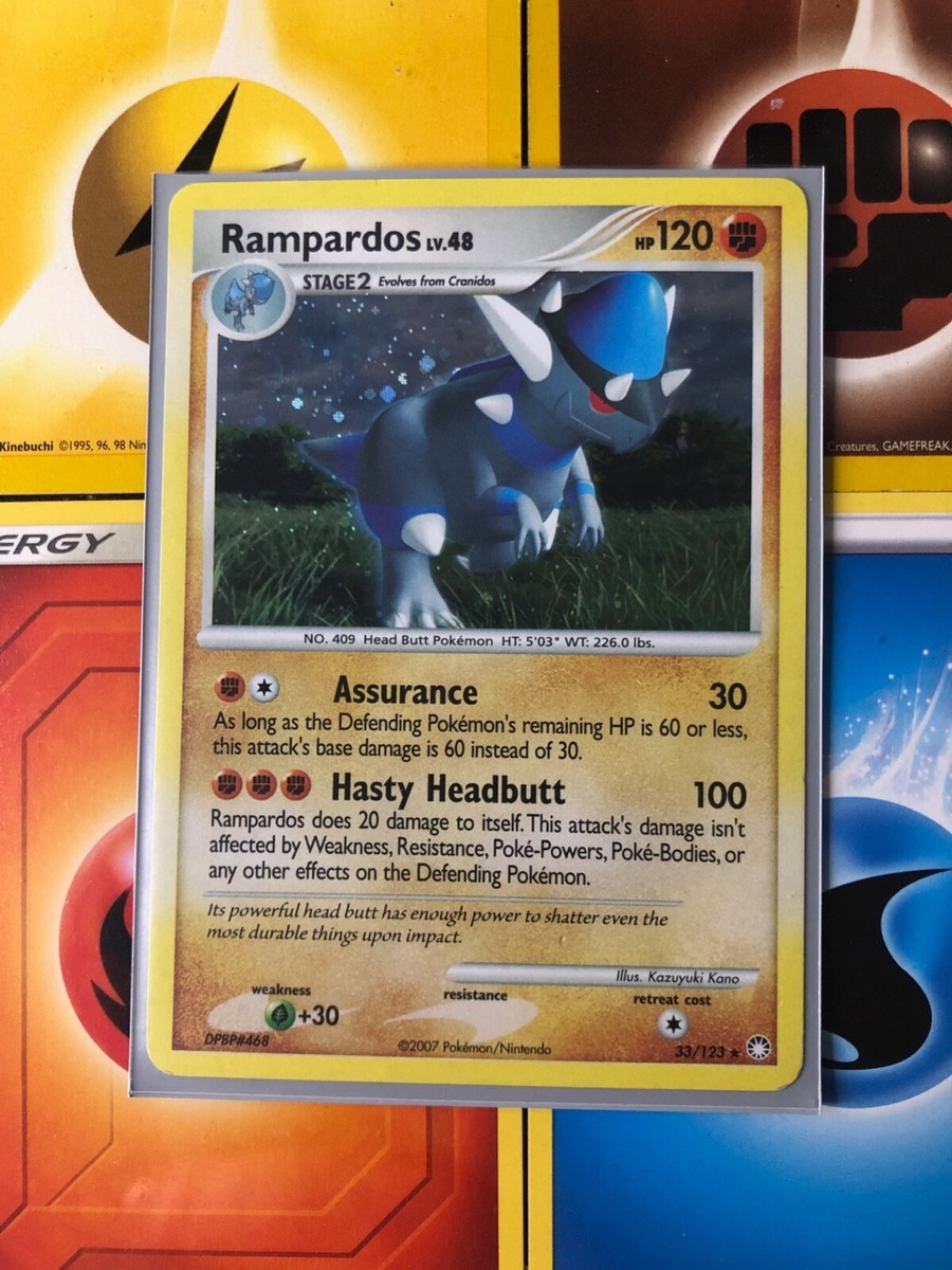 Rampardos LV.48 33/123 Cosmos Holo Rare Deck Exclusive Pokemon Card LP