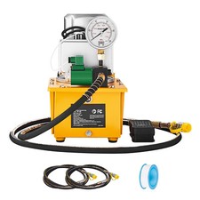 Electric Hydraulic Pump Single Acting Oil Pump 10000 PSI 8L Solenoid Valve