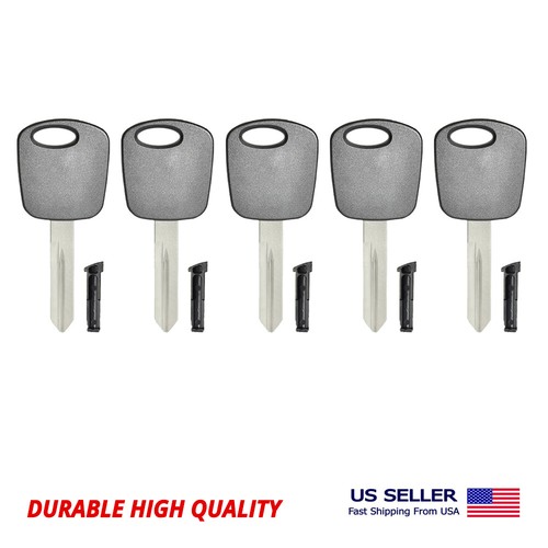 5x Key Shell Case With Blade H75/FO38R for Ford With Chip Holder - Picture 2 of 2