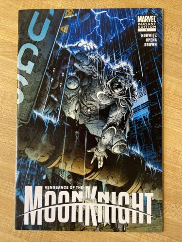 🔥 Vengeance of the Moon Knight #1 Cubierta Variante David Finch 2009 Casi Nuevo - Imagen 1 de 14