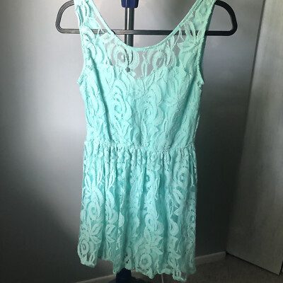 LA Hearts PacSun Lace Dress Blue Ice Size L | eBay LA Hearts PacSun Lace Dress Blue Ice Size L | eBay