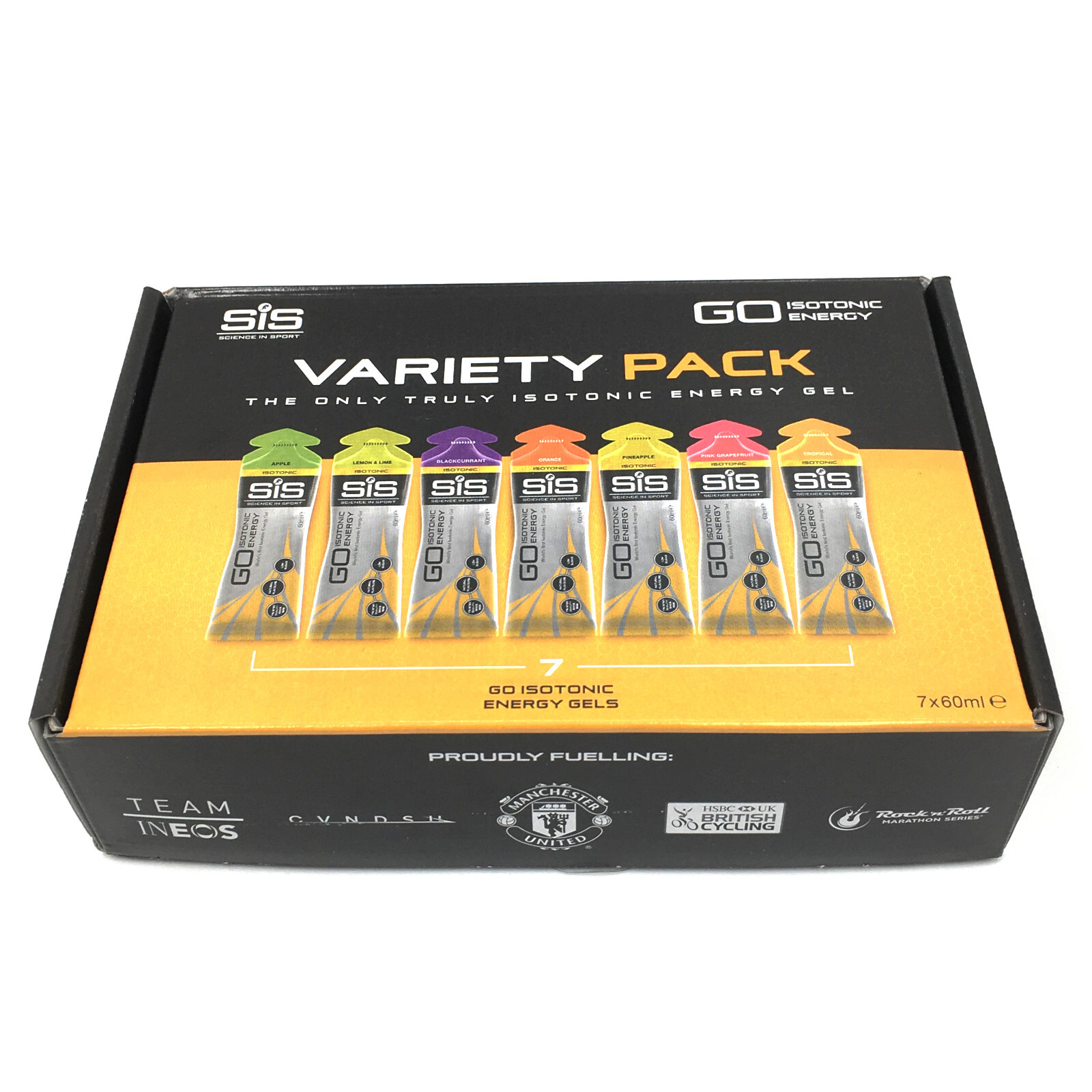 SIS Go Isotonic Energy Gel Variety Pack with 60ml Caffeine Gels Bundle