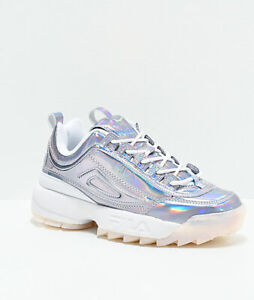 fila disruptor 2 womens silver