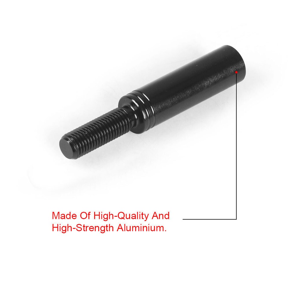 1pcs Black 3 Inch Shift Knob Extender/M12X1.25 Lever - Foto 2