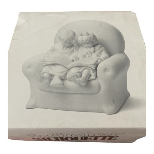 Dept 56 Winter Silhouette BEDTIME STORIES Figurine Set w/box - Picture 7 of 8