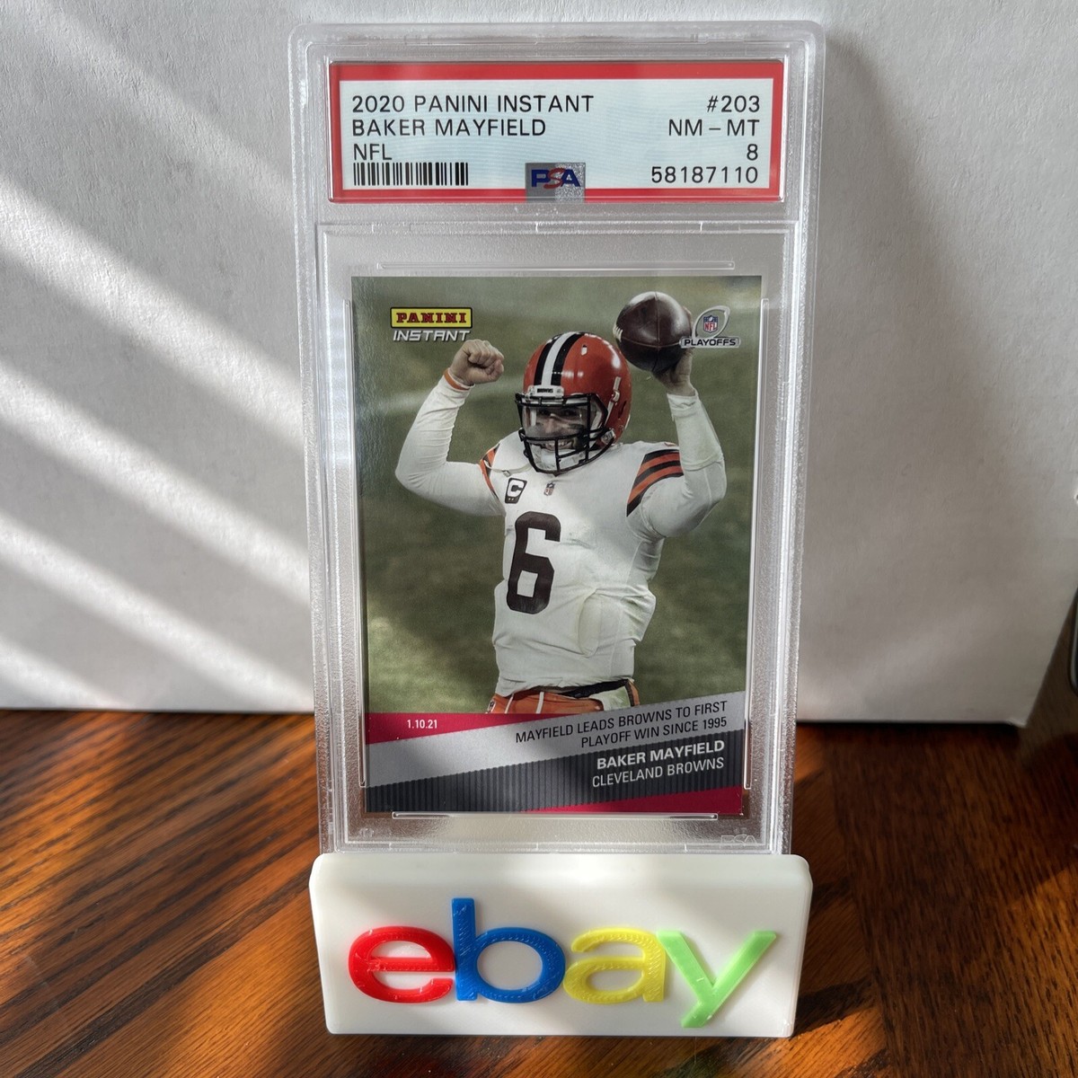 2020 Panini Instant #203 Baker Mayfield PSA Cleveland Browns