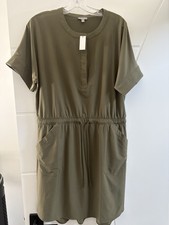 NWT Talbots LP Drawstring Waist Dress