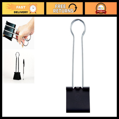Extra Large Binder Clips, 2.4'' Wide, 1-3/4'' Capacity, Strong Grip, Office Suppli