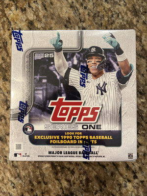 2025 Topps Series 1 MLB BASEBALL Factory-Sealed MEGA BOX In-Hand