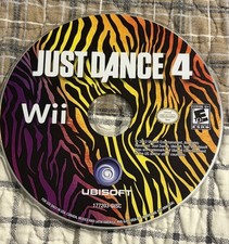 Just Dance 4 (Nintendo Wii 2012) Disc Only