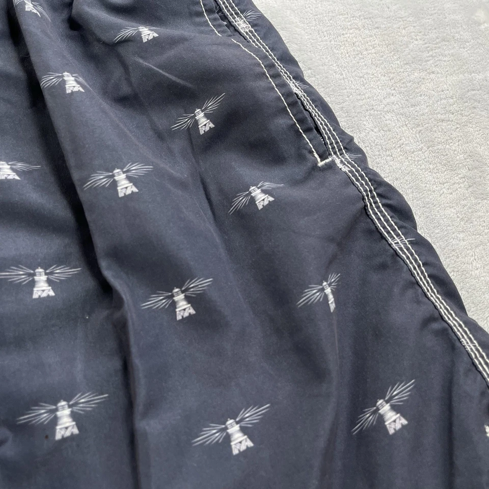 Barbour All Over Lighthouse Mens M Medium 5" Swim Shorts Essential Lined Trunks - Image 2 of 4