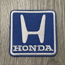 Honda blue & white Logo Embroidered Iron On Patch 2.48x2.48 inch free shipping 