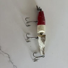 Vintage C.C.B. Co Garrett Ind. Creek Chub Jointed PIKIE Wood Fishing Lure. O-23