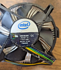 INTEL D60188-001 Copper Socket 775 12VDC DELTA HEATSINK FAN 4 Pin