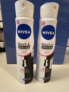 Nivea Spray Black & White Invisible Original 48h Protection 1 New Unused 1 Used