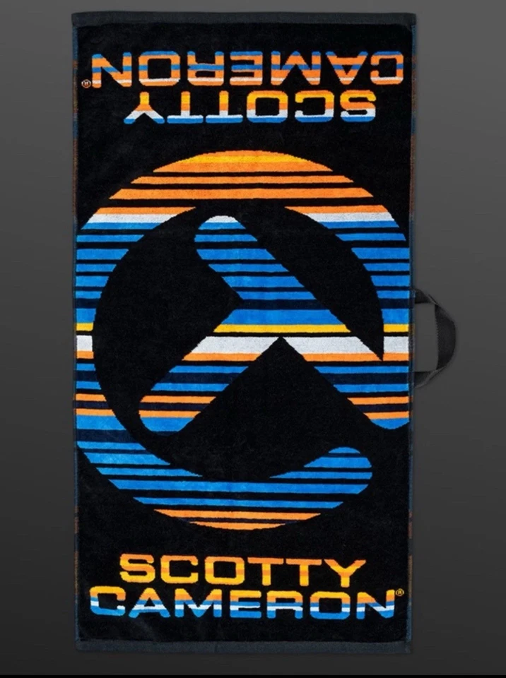 Toalha de golfe Scotty Cameron - 2025 Cinco De Mayo Serape círculo T 36”x19” - Imagem 2 de 4