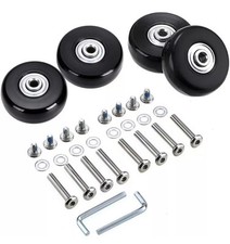 50 X 18Mm Set of 4 Luggage Suitcase Replacement Wheels