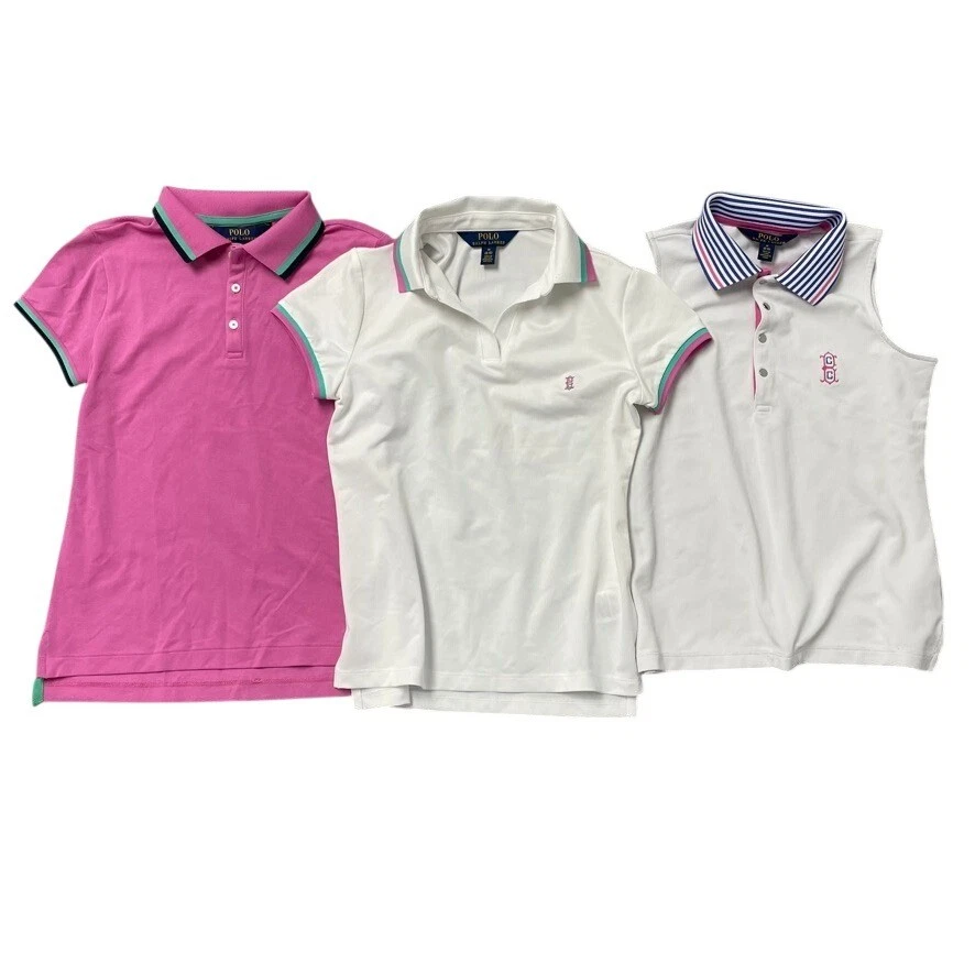 Polo Ralph Lauren Girls' Cotton Blend Short Sleeve Tops, Shirts