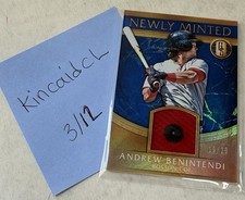 Panini 2017 Gold Standard Andrew Benintendi Memorabilia #NMM-AB /25 Red Sox