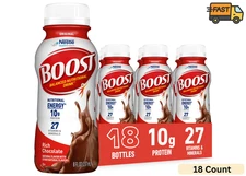 BOOST Original Balanced Nutritional Drink Protein Shakes, Rich Chocolate,8 fl oz