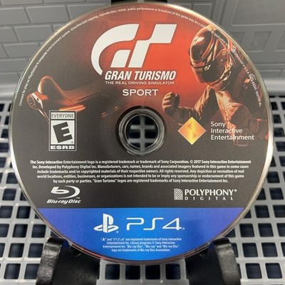 DISC ONLY Gran Turismo Sport PS4 PlayStation 4 Tested VR Compatible