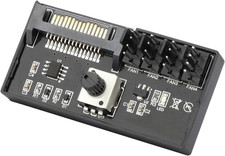 12V 4 Pin PWM Fan Speed Controller PC Fan Hub Powered By SATA Maximum Output 60W