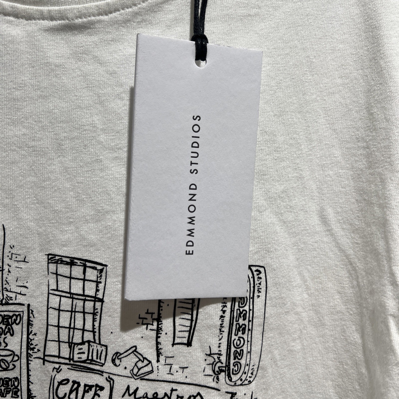EDMMOND STUDIOS   T-shirt | White - Large BNWT - RRP £55 image 3