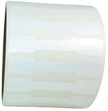 Blank Tamper Evident Labels 0.5 x 2.75 Inch 500 Total Tamper Stickers - 2500