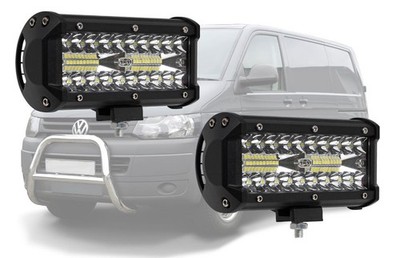 2x LED Fernscheinwerfer passend für VW T5 Multivan Transporter Bus Scheinwerfer