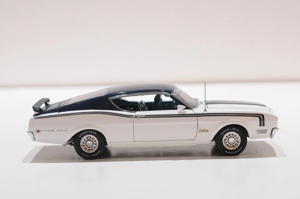 GMP 1969 MERCURY CYCLONE WHITE SCALE 1:24 DIECAST LIMITED 364/3450 NO BOX - Image 3 of 4