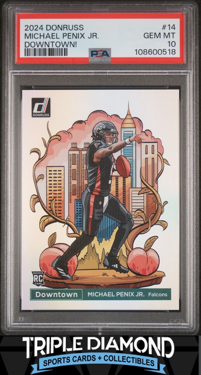 2024 Panini Donruss Michael Penix Jr. Rookie Downtown! SP Case Hit
