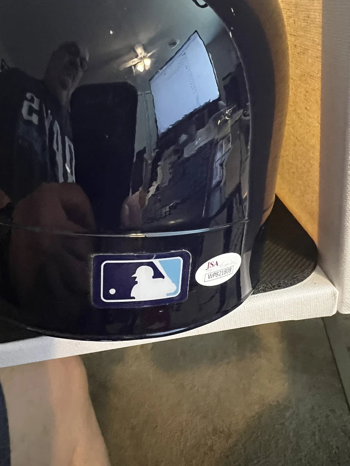 Minicasco Kevin Kiermaier autografiado firmado Tampa Bay Rays JSA Foto 4 de 4