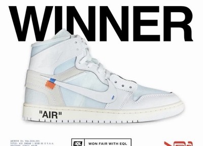 Off-White x Air Jordan 1 Retro OG High Alaska | eBay