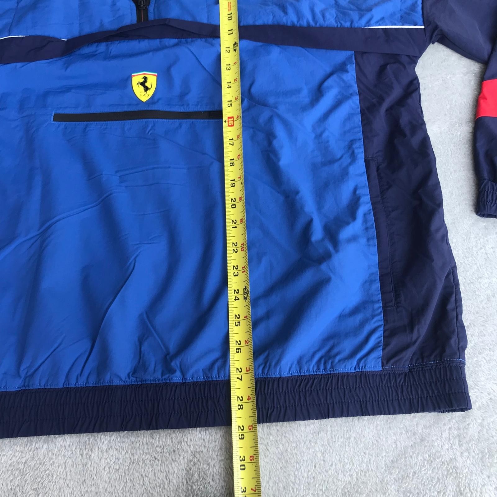 Puma Ferrari Windbreaker Jacket Pullover Men XL P… - image 10