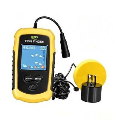Kayak Portable Fish Depth Finder - Water Handheld - Sonar Castable