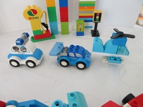 Lego Duplo CUSTOM CAR VEHICLE LOT, 10816 My First Cars Trucks, 13 VEHICLES, XTRA