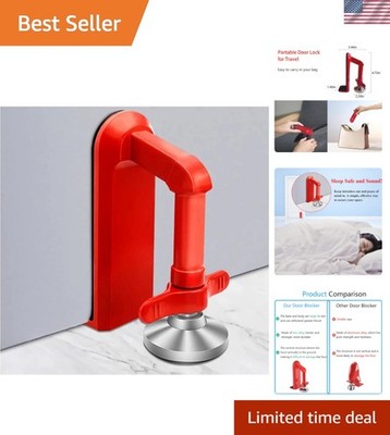 Door Stoppers Security - Portable Door Lock for Travel Anti Theft Door Blocke...