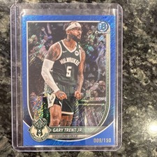 Topps Bowman Chrome U Gary Trent Jr. BCV-165 Basketball Bucks /150