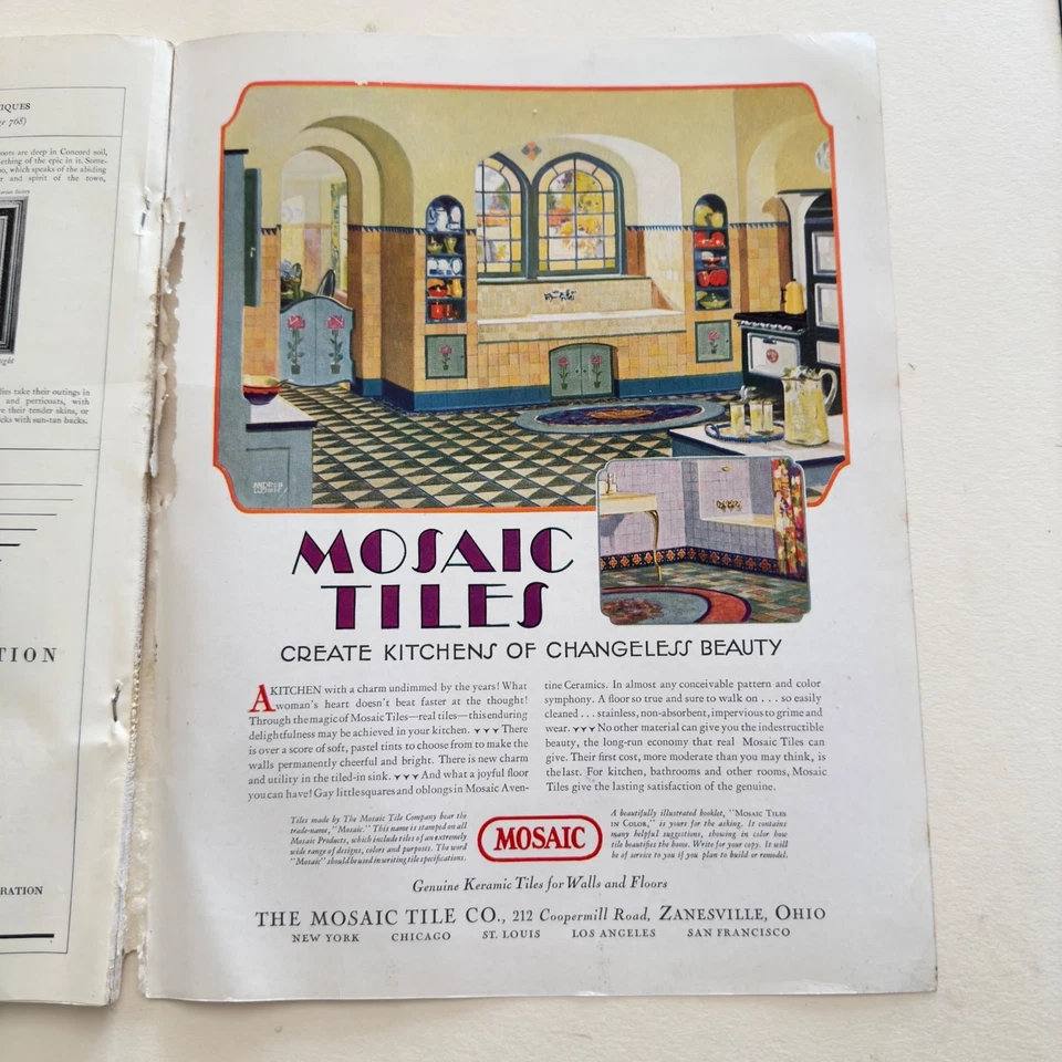 Vintage House Beautiful December 1929 Christmas Ethel B. Power Entire Issue   - Image 3 of 4