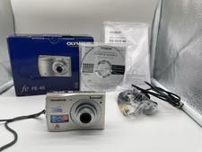 Olympus FE FE-45 10.0MP Digital Camera With Box And Accessories - Silver Tested
