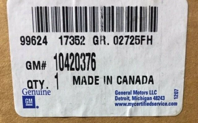 PARA CHEVROLET LUMINA MONTE CARLO 1995-2001 FARO ASM 10420376 - NUEVO OEM Foto 3 de 3