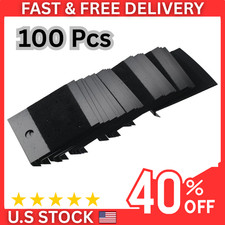 100Pcs Black Velvet Plastic Earring Cards Earring Display Hanging Jewelry Dis...