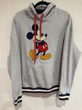 Disney World Mickey Mouse Original Embroidered Hoodie. Sz Large Collectible